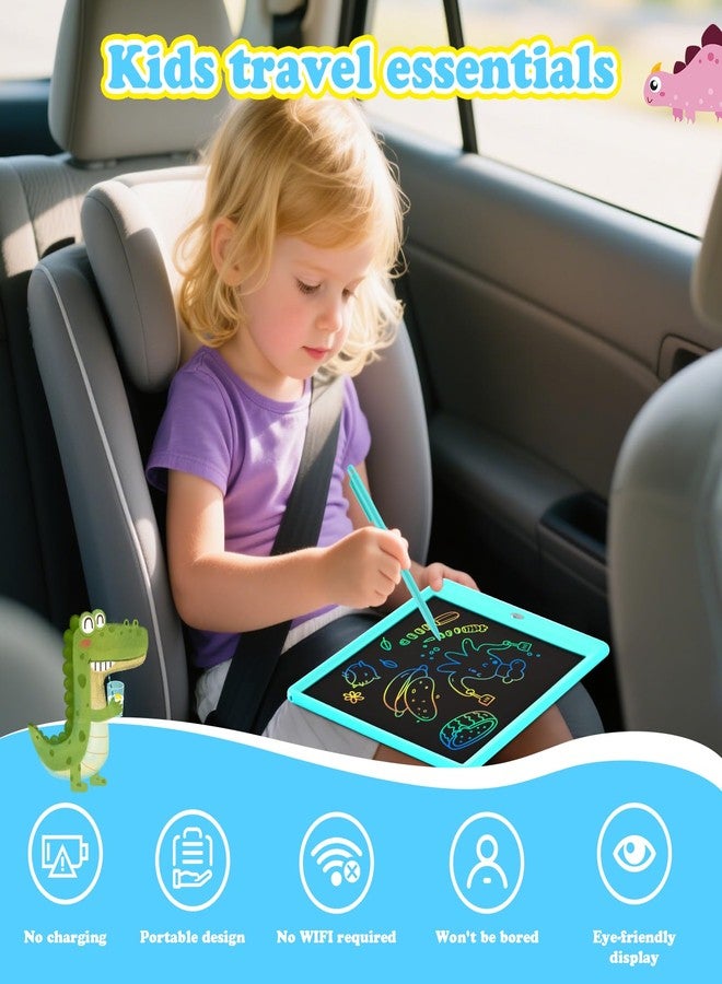 إيوكو لوحة الكتابة الإلكترونية EooCoo للأطفال، هدية مثالية لعيد الحب، لوحة رسم ملونة مقاس 10 بوصات، ألعاب تعليمية للأولاد والبنات من عمر 3 إلى 8 سنوات، لوحات رسم نظيفة للأنشطة - Image 2